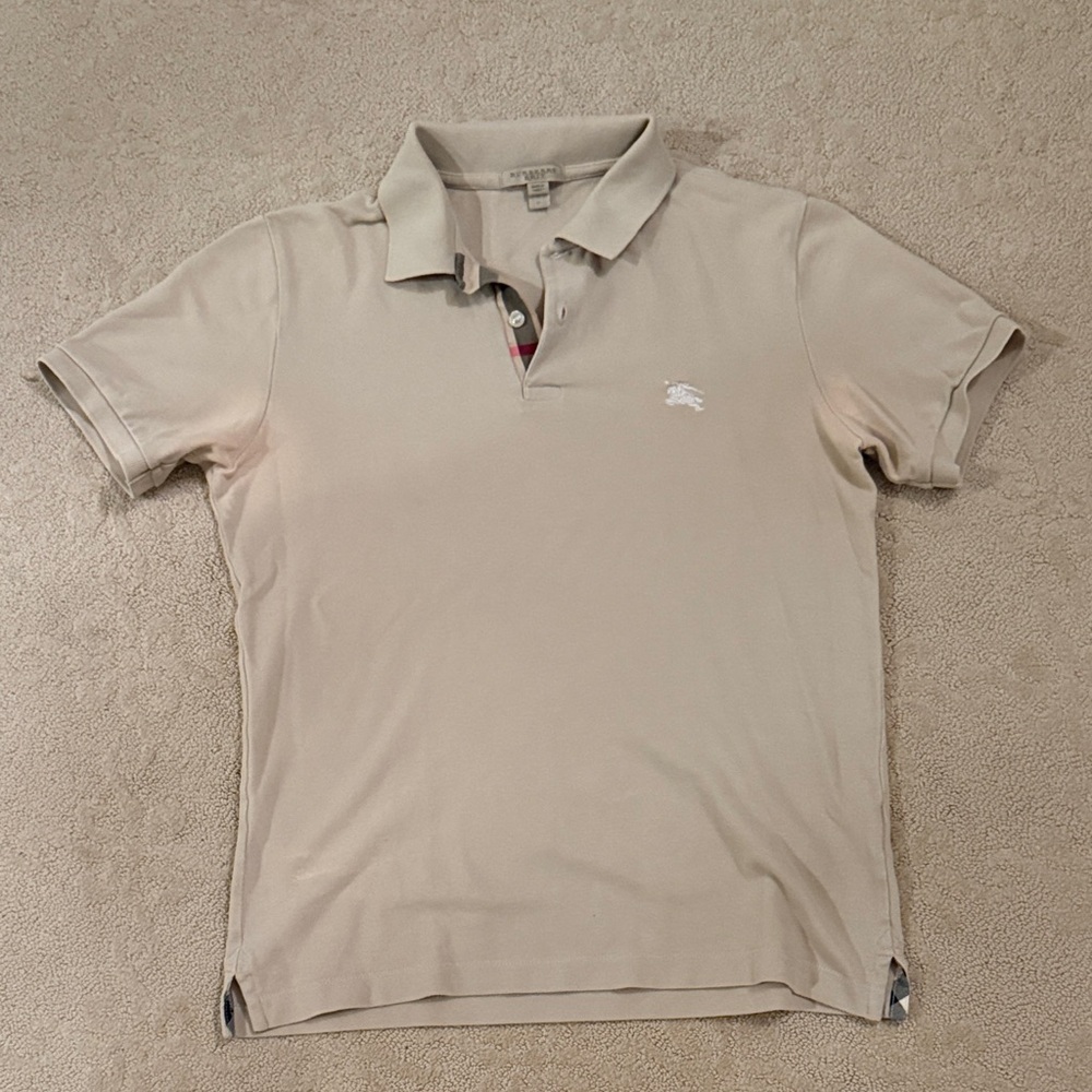 Burberry Light Beige Polo Shirt